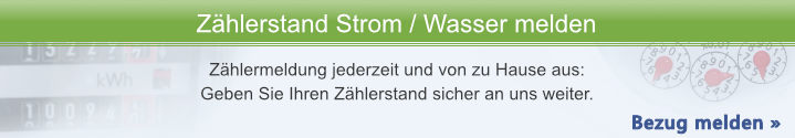 Um Ihren Zählerstand zu melden klicken Sie bitte hier.
